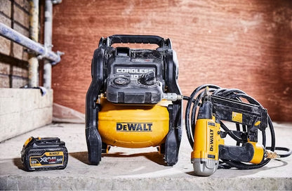 Dewalt DCC1054N-XJ
54 Volt Akku-Kompressor 10 Liter mit Akku und Nagler