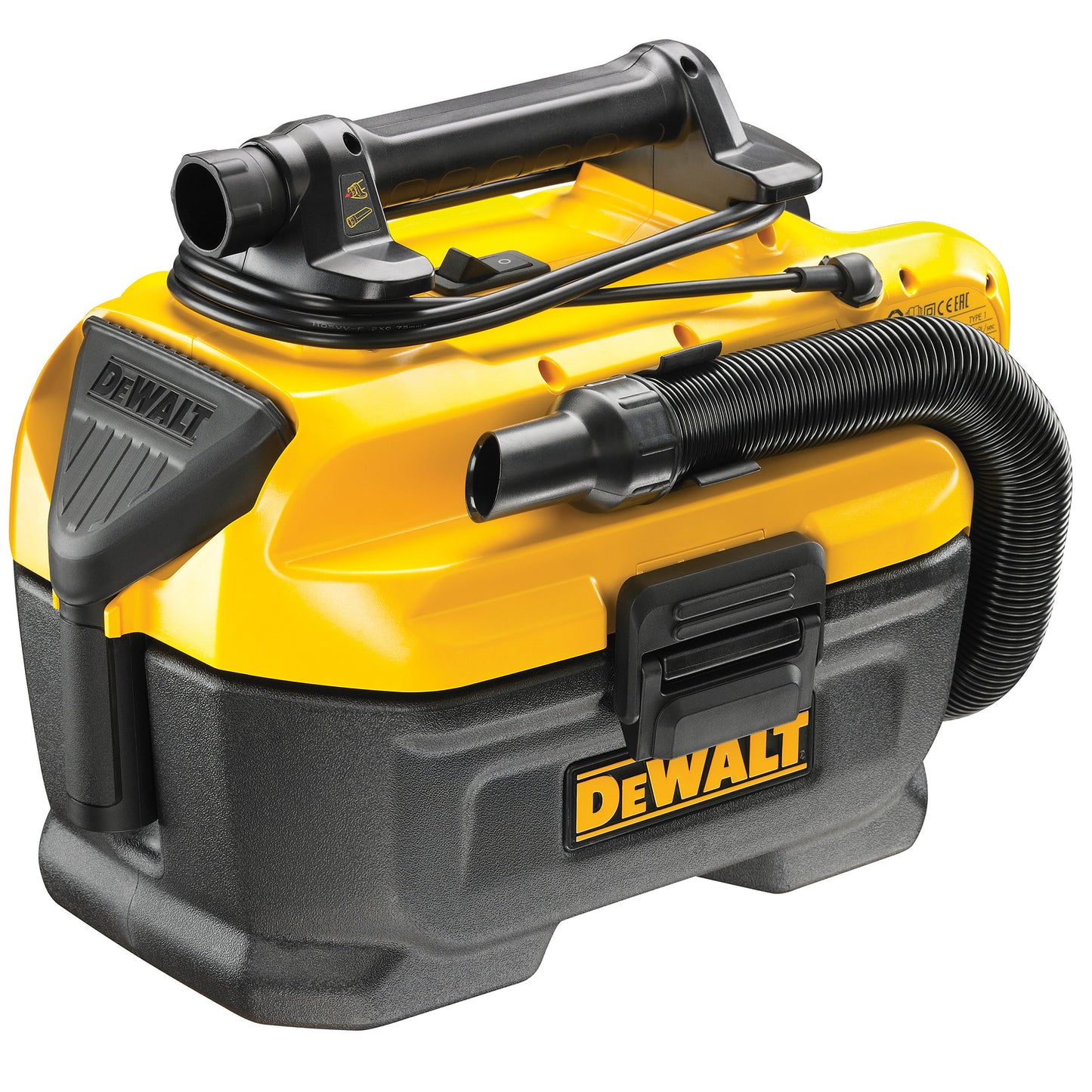 Dewalt DCV584L 18 Volt L-Klasse Akku-/Netz Nass- und Trockensauger 7,5 Liter