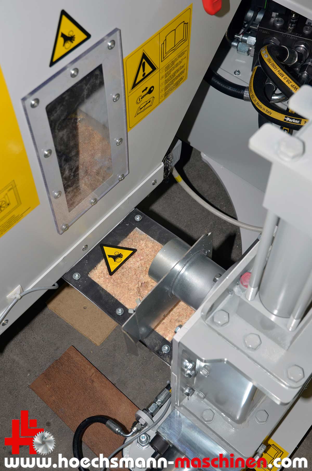 AL-KO Entstauber APU 250P mit Prodeco Brikettpresse E 55 Vertical