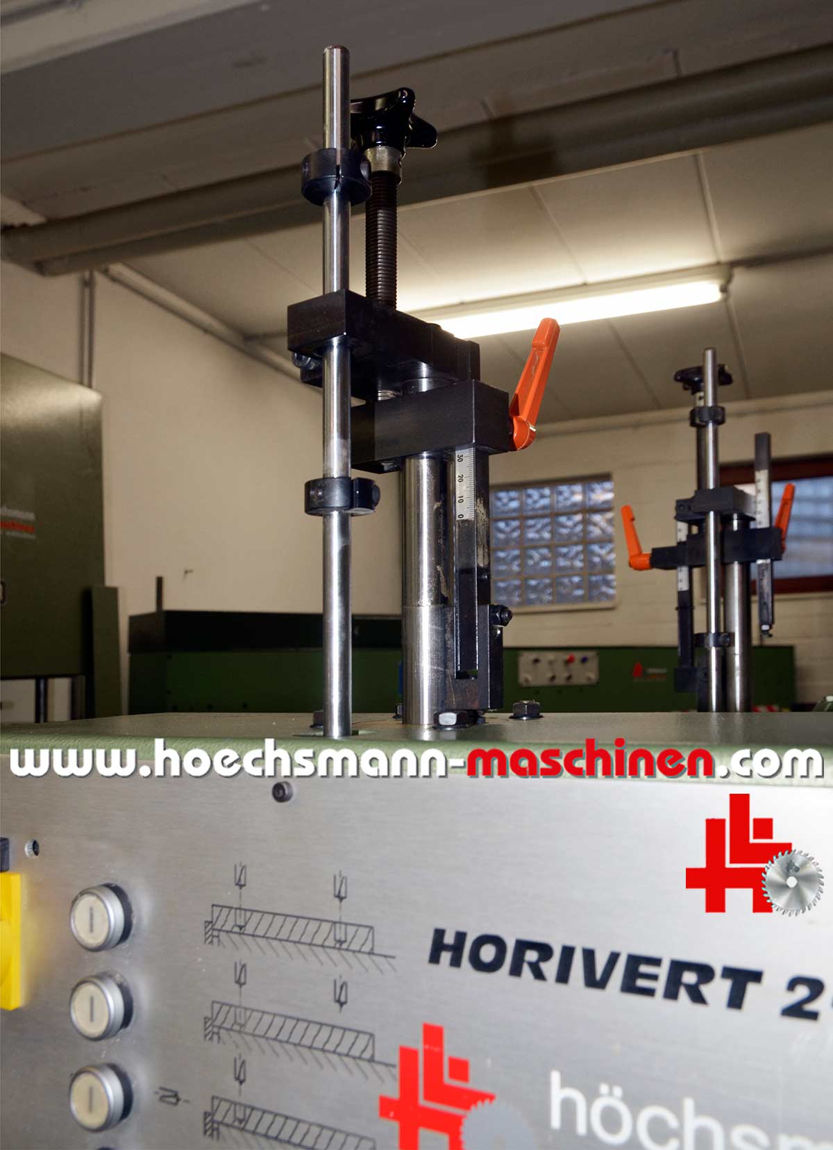 Ayen Lochreihenbohrautomat Horivert 2-46