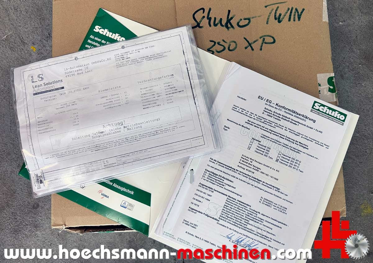 Schuko Vacomat 350 XP Twin Entstauber